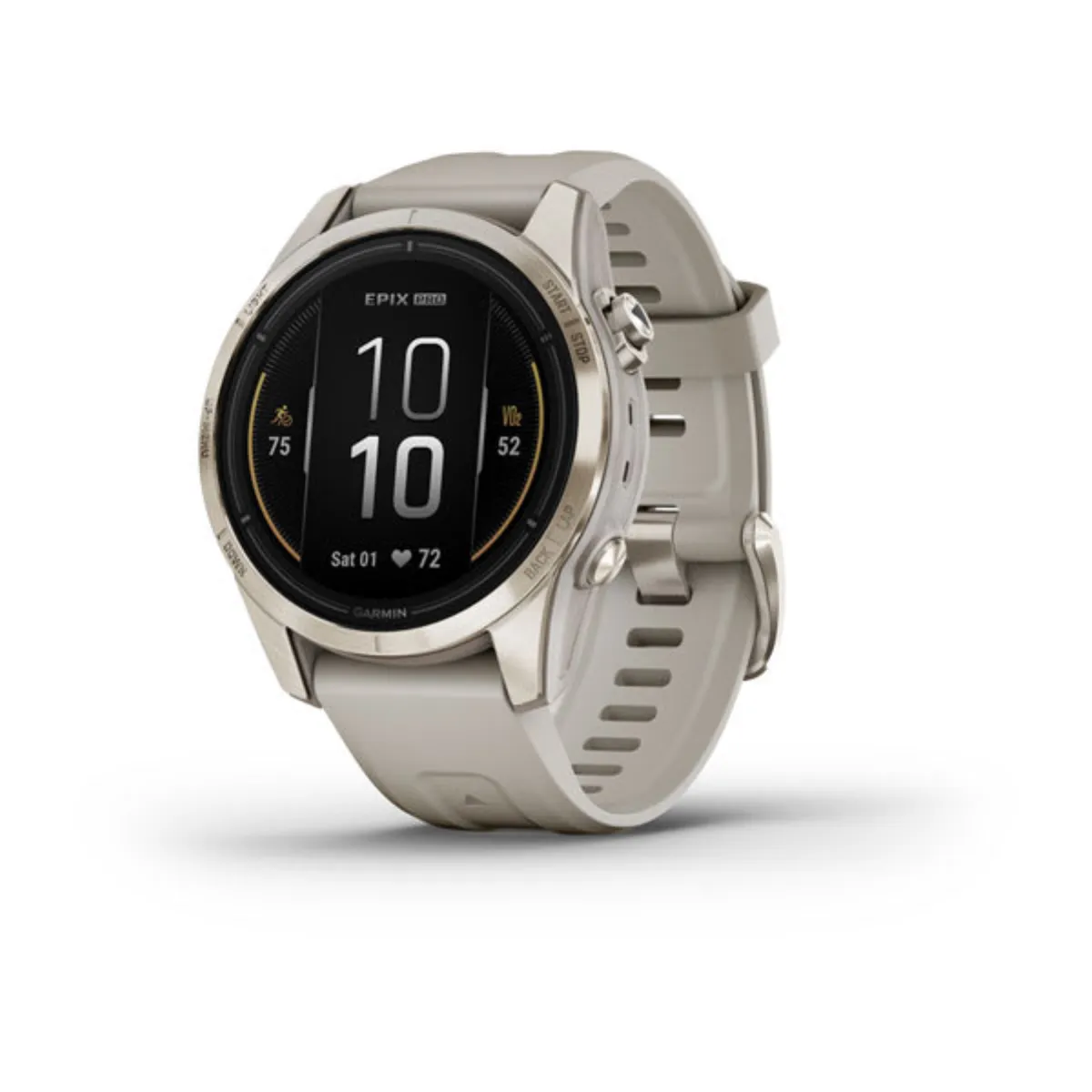 Garmin epix Pro Gen 2 42 mm Elfenbein/Hellgold